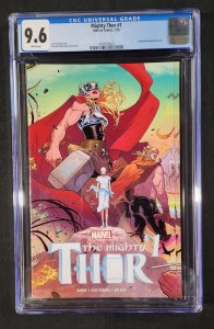Mighty Thor #1 - Gatefold Wrap Cover by Russell Dauterman (CGC 9.6) 2016