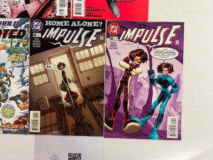 5 DC Comic Books Impulse # 25 26 + The Hunted # 1 +  Firstwave # 2 3 73 JS44