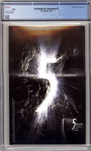 Convergence Superman #2 Variant Cover (2015) CGC 9.8 1ST JONATHAN SAMUEL KENT