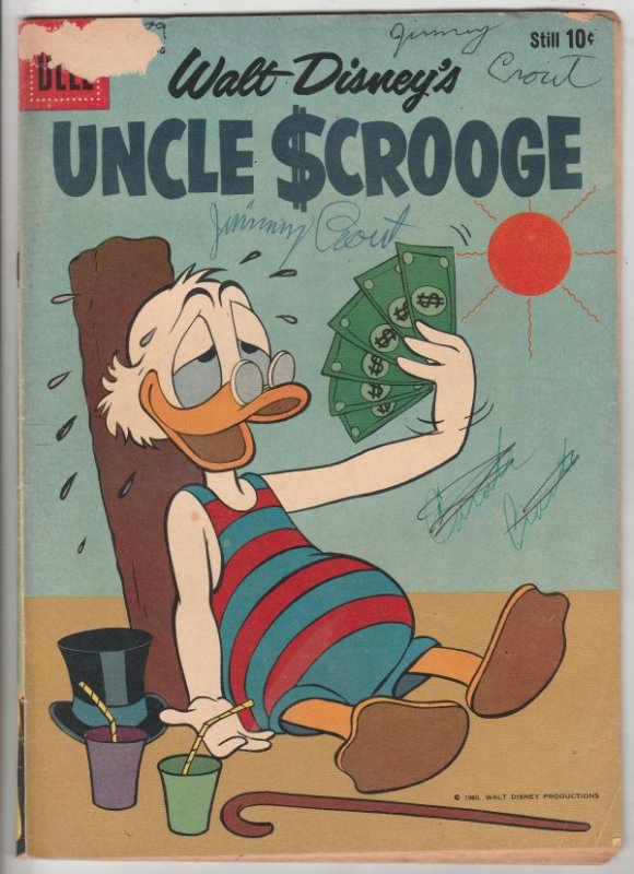 Uncle Scrooge, Walt Disney #30 (Jun-60) FN- Mid-Grade Uncle Scrooge