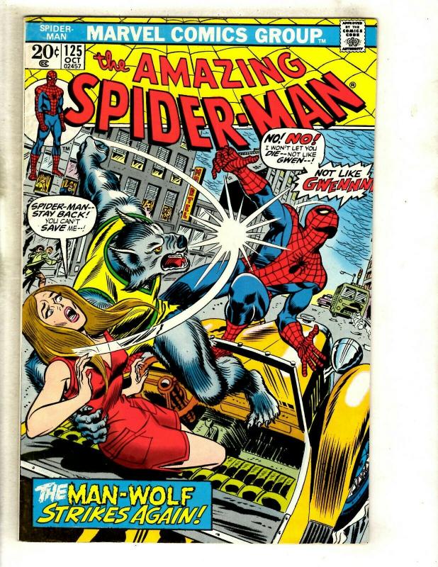 Amazing Spider-Man # 125 VF Marvel Comic Book Green Goblin Mary Jane GK3