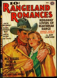 PULP PROOF RANGELAND ROMANCES 08/39 ART LAWSON ESTATE