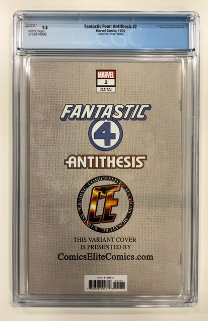 Fantastic Four: Antithesis #2 (2020) Patrick Zircher Virgin CGC 9.8