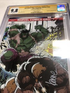 Incredible Hulk : Facsmile Edition (2023) # 1 (CGC 9.8 SS) Signed Kaare Andrews