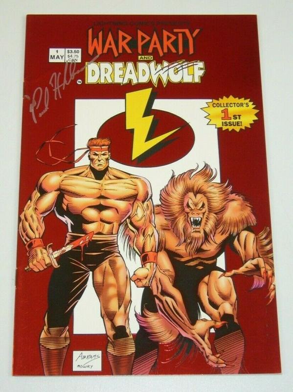 Lightning Comics Presents #1 VF; signed by Paul Abrams - war party - dreadwolf