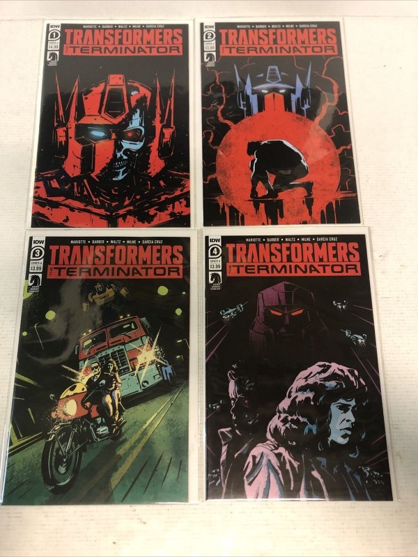 Transformers The Terminator (2021) #1-4 (VF/NM) complete set• Garcia Cruz