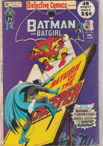Detective Comics #418 (Dec-71) VG+ Affordable-Grade Batman vs. The Creeper Wow!