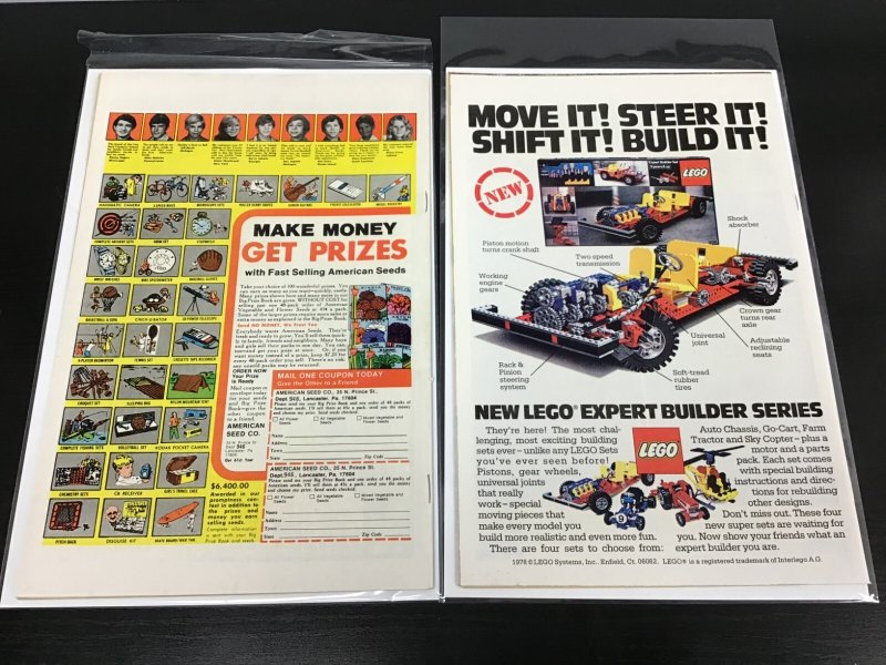 2PC HUMAN FLY LOT (9.2) #18, 19!! 1978