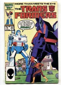 TRANSFORMERS #20--comic book--1987--Marvel--VF/NM