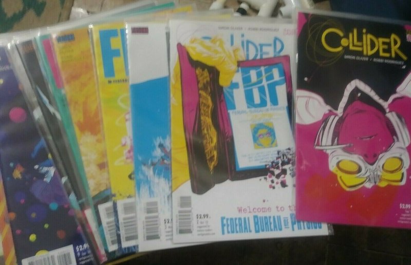 COLLIDER / FBP FEDERAL BUREAU OF PHYSICS # 1-24 dc vertigo COMPLETE RUN   mature