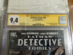 SIGNED Detective Comics #853 Whatever Happened to the Caped Crusader? CGC 9.4 NM