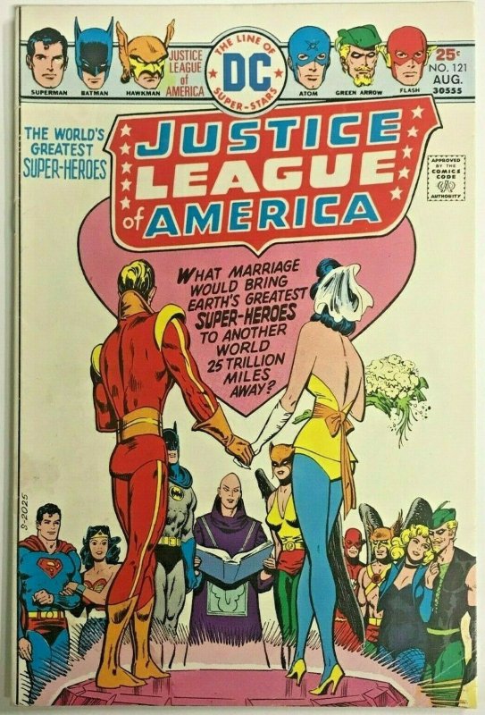 JUSTICE LEAGUE OF AMERICA#121 FN/VF 1975 DC BRONZE AGE COMICS