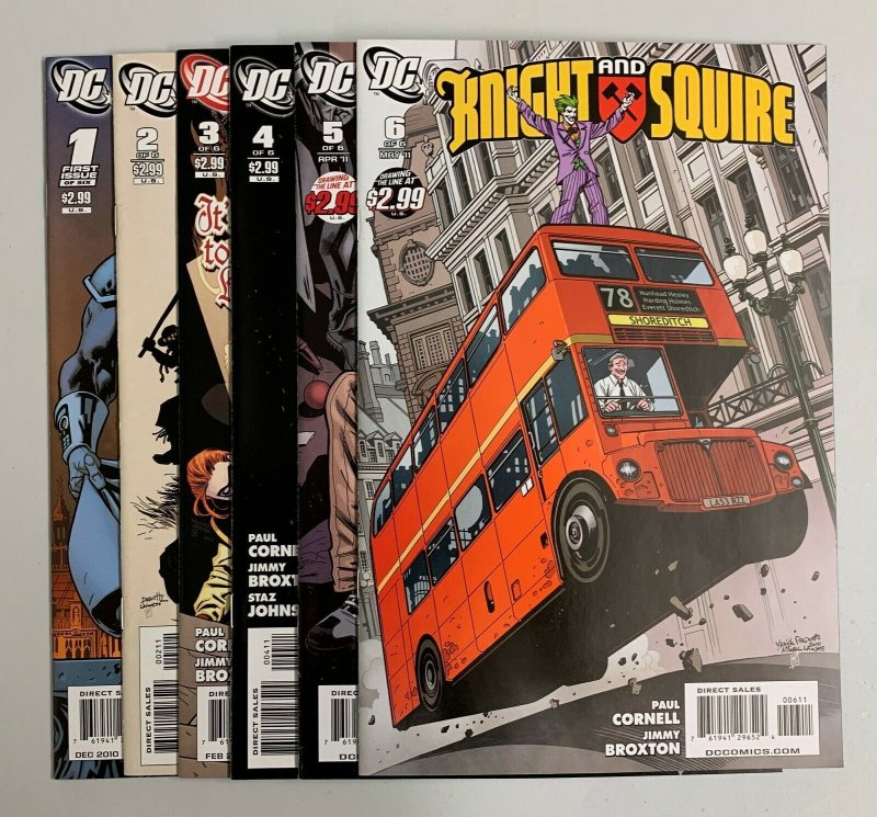 Knight And Squire #1-6 Set (DC 2010) 1 2 3 4 5 6 Paul Cornell (9.0+) 