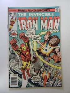 Iron Man #93 (1976) VF- condition Pence Price Variant