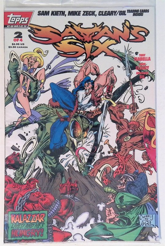 Satans Six #2 (May 1993, Topps) VG+