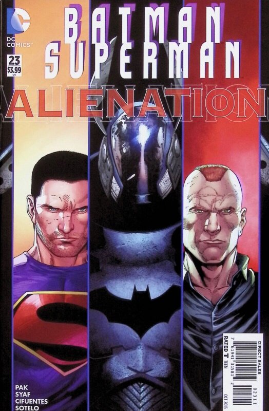 BATMAN SUPERMAN Comic Issue 23 — Alienation 32 Pages — 2015 DC Universe VF+ 761941315812