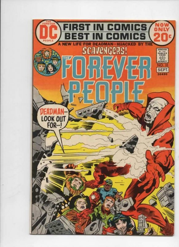 FOREVER PEOPLE #1 2 3 4 5 6 7 8 9 10 11, Jack Kirby, 1971, Darkseid, Signed, HG