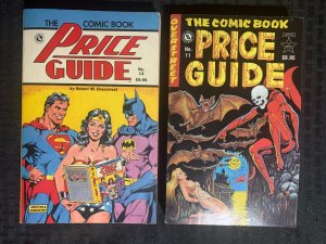 1981/1983 OVERSTREET Comic Book Price Guide #11 & #13 VG/VG+ SC LOT of 2