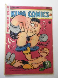 King Comics #118 (1946) GD/VG Condition ink fc, tape interior fc, tape pull bc