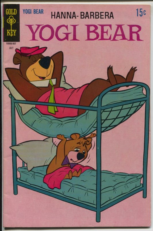 Yogi Bear #37 1969-Dell-Hanna-Barbera TV cartoon series-FN/VF