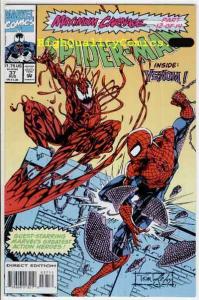 SPIDER-MAN #37, VFN, Maximum Carnage, Venom, Captain America,1990,more in store