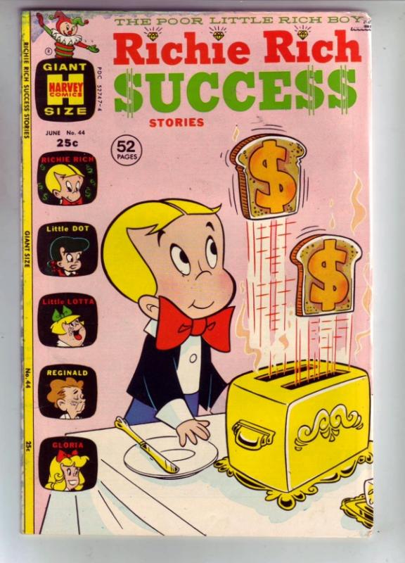 Richie Rich Success #44 (Jun-72) VF- High-Grade Richie Rich