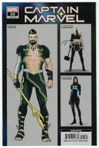 Captain Marvel # 22 Variant 2nd Print NM Marvel