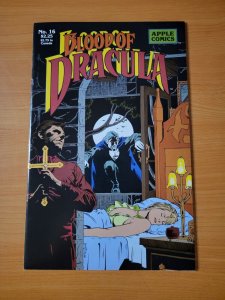 Blood of Dracula #16 ~ NEAR MINT NM ~ 1990 Apple Comics