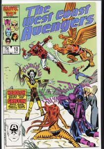 West Coast Avengers #10 (1986) West Coast Avengers / Avengers West Coast