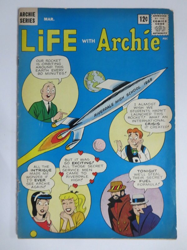 LIFE WITH ARCHIE 19 VG+ (3/1963) COMICS BOOK