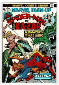 Marvel Team-Up 19   Spiderman & Ka-Zar   1st Stegron