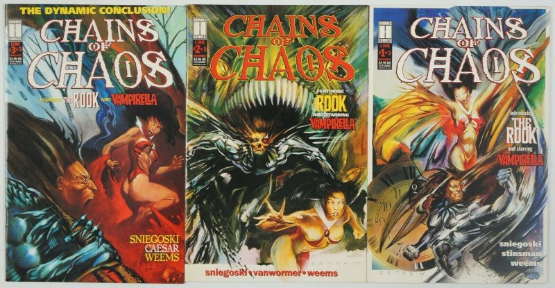 Chains of Chaos #1-3 VF/NM complete series - vampirella & rook - john stinsman 2