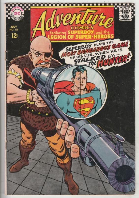 Adventure Comics #358 (Jul-67) FN/VF Mid-High-Grade Legion of Super-Heroes, S...