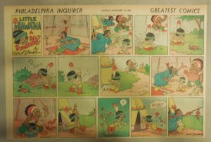 Little Hiawatha Sunday Page by Walt Disney from 9/14/1941 Half Page Size 