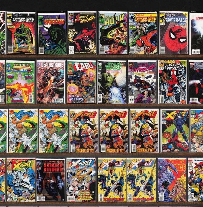 Huge Lot 150+ Comics with X-Force, Uncanny X-Men, Marvel Two In One & More!