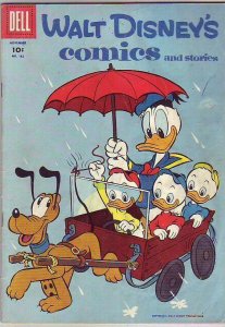 Comics and Stories Walt Disney's  # 182  strict  VG   Grandma Duck by Barks