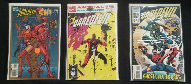 DAREDEVIL 5PC (VF/NM) DAREDEVIL/SHI ISSUE #1, ISSUE #500, ANNUALS 1991-2009