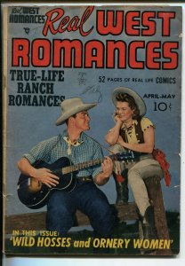 REAL WEST ROMANCES #1 1948-CRESTWOOD-1ST ISSUE-SIMON & KIRBY-STARR-vg minus