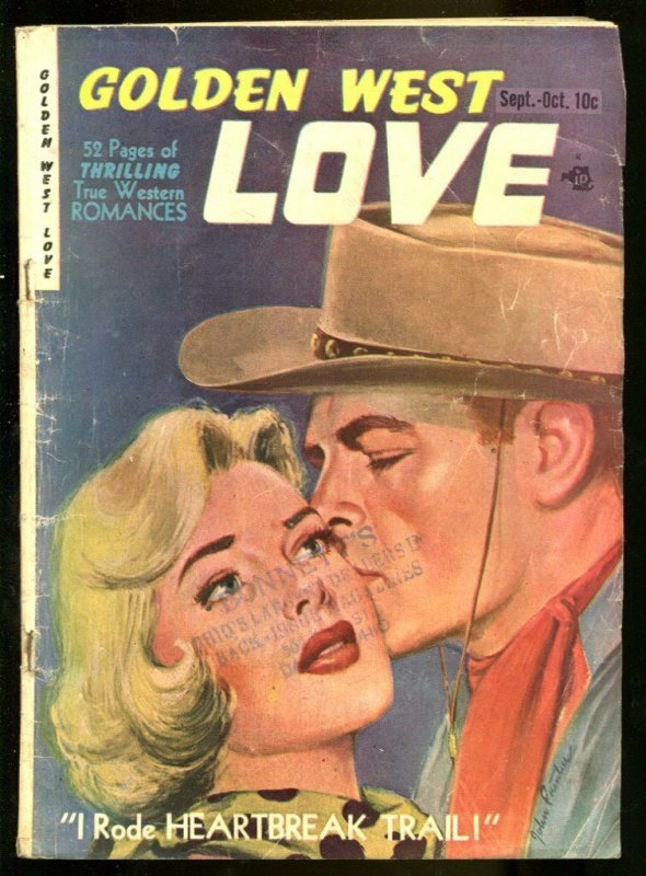 GOLDEN WEST LOVE #1 1949 BOB POWELL SPICY PANELS G/VG