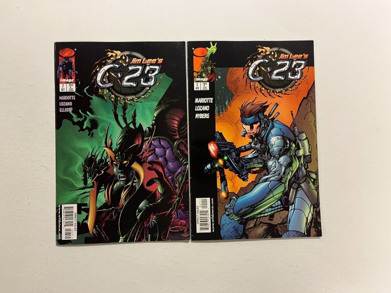 4 Image Comics Phantom Force #2 Jim Lee's C-23 #1 7 8 77 JW9