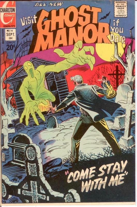 GHOST MANOR (1971-1984) 14 F-VF Sept. 1973 COMICS BOOK