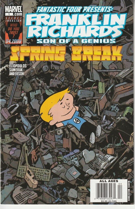 Franklin Richards: Spring Break (2008) Marvel's Answer to Calvin and Hobbes