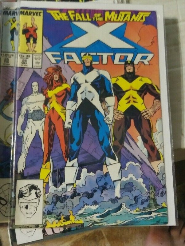 X-Factor  # 26 1987 marvel  BEAST CYCLOPS   ANGEL   FALL OF THE MUTANTS XMEN