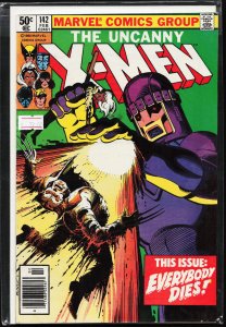 Uncanny X-Men #142 Newsstand Edition (1981)