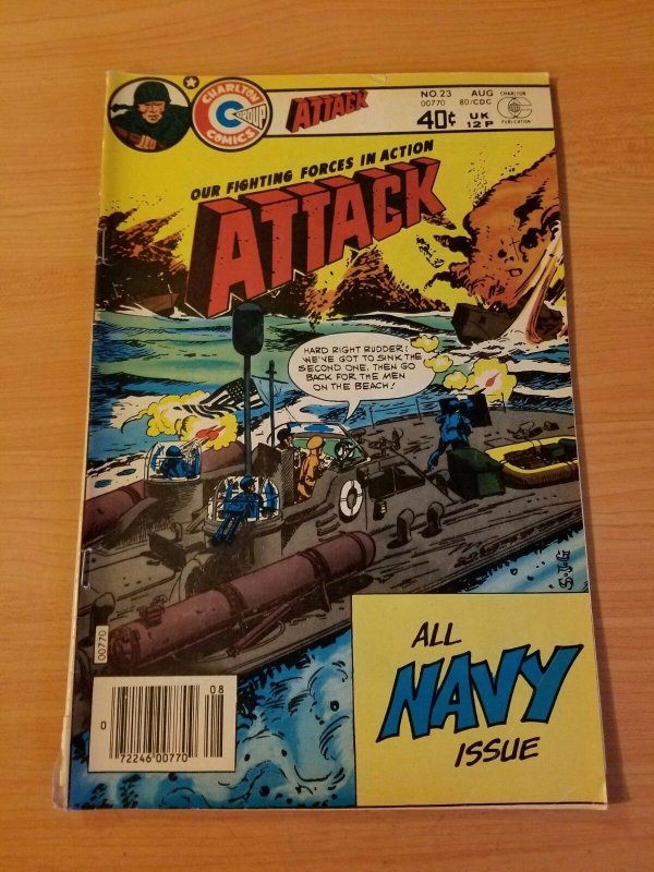 Attack #23 ~ VERY GOOD - FINE FN ~ (1980, Charlton Comics)