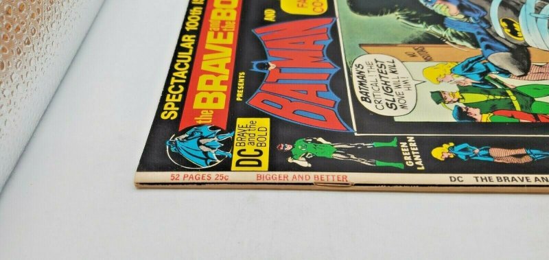 Brave and the Bold #100 (1971)-Batman-Green Lantern-Robin-Black Canary VF/NM