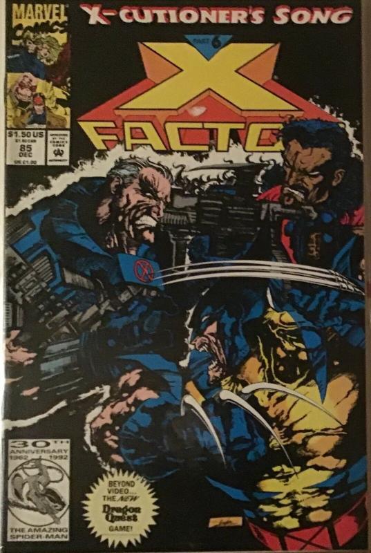 X-FACTOR MARVEL 8 BOOK LOT. F/NM CONDITION 