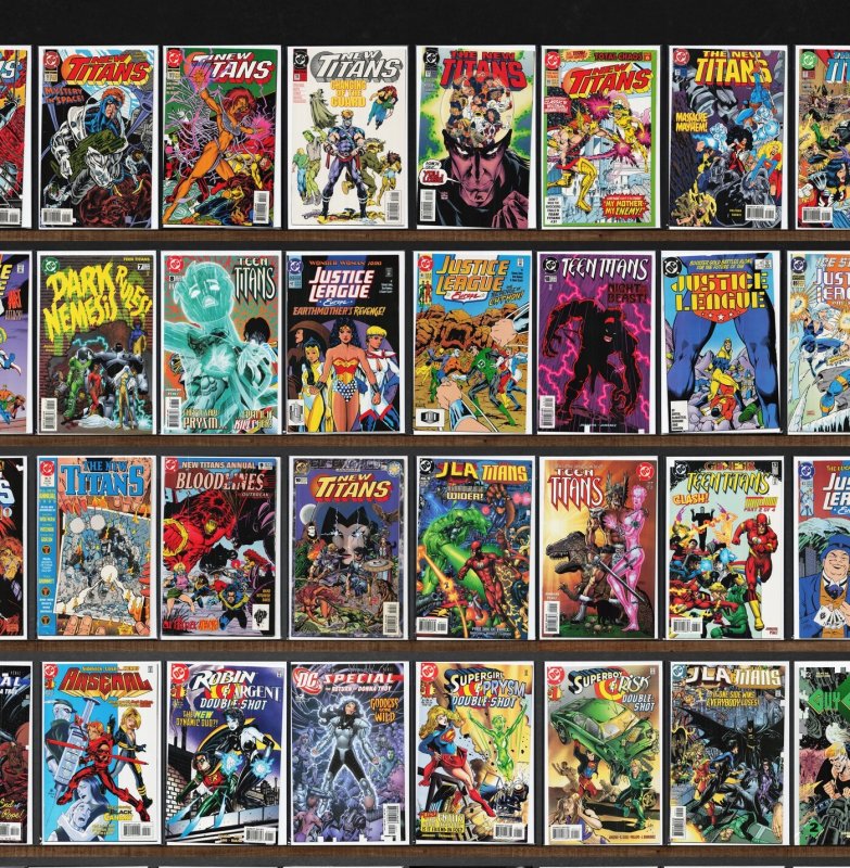 Huge Lot 150+ Comics with The New Titans, Guy Gardner: Warrior & More!