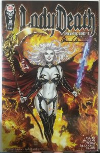 Lady Death: Apocalyptic Abyss #2 NM signed by Brian Pulido with COA