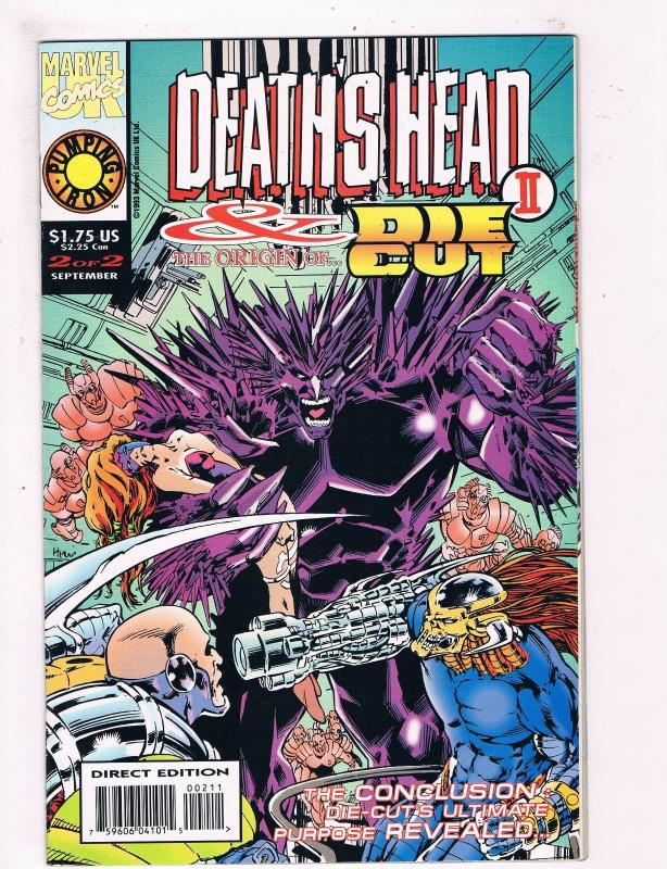 Deaths Head 2 & Origin Of Die Cut # 2 VF/NM Marvel Comic Books Conclusion!! SW11